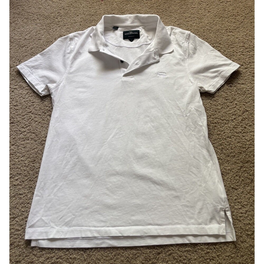 Rodd & Gunn Men’s Small Polo Shirt White Cotton Sports Fit Casual Preppy Soft